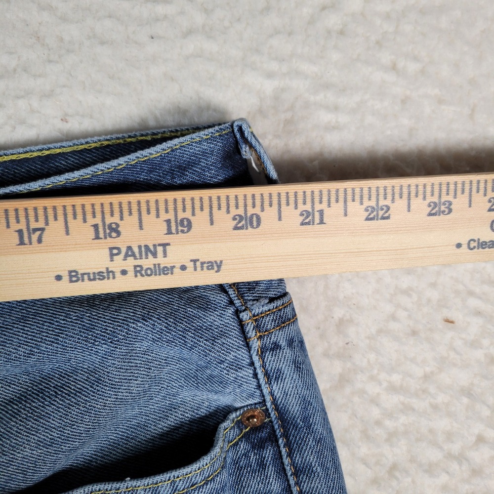 Levi's 550 Relaxed Jeans Mens 40x36 Blue Med Wash Tapered Leg Denim Distressed - Picture 8 of 16